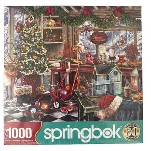 2024 Springbok Santa's Workshop 24x30 Jigsaw Puzzle 1000 Piece USA 34-11215 NEW